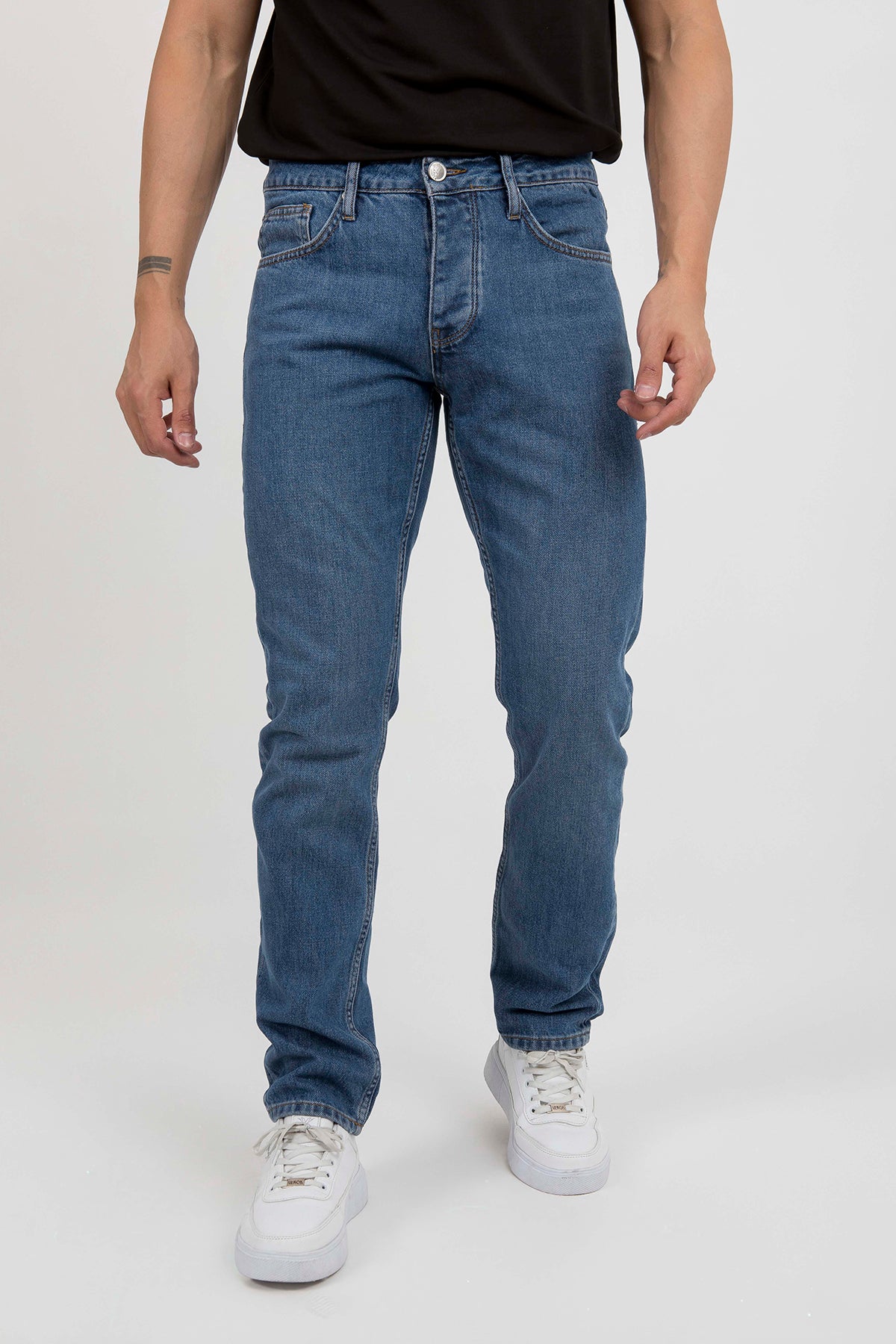 Erkek Regular Fit Mavi Kot Pantolon — Regional