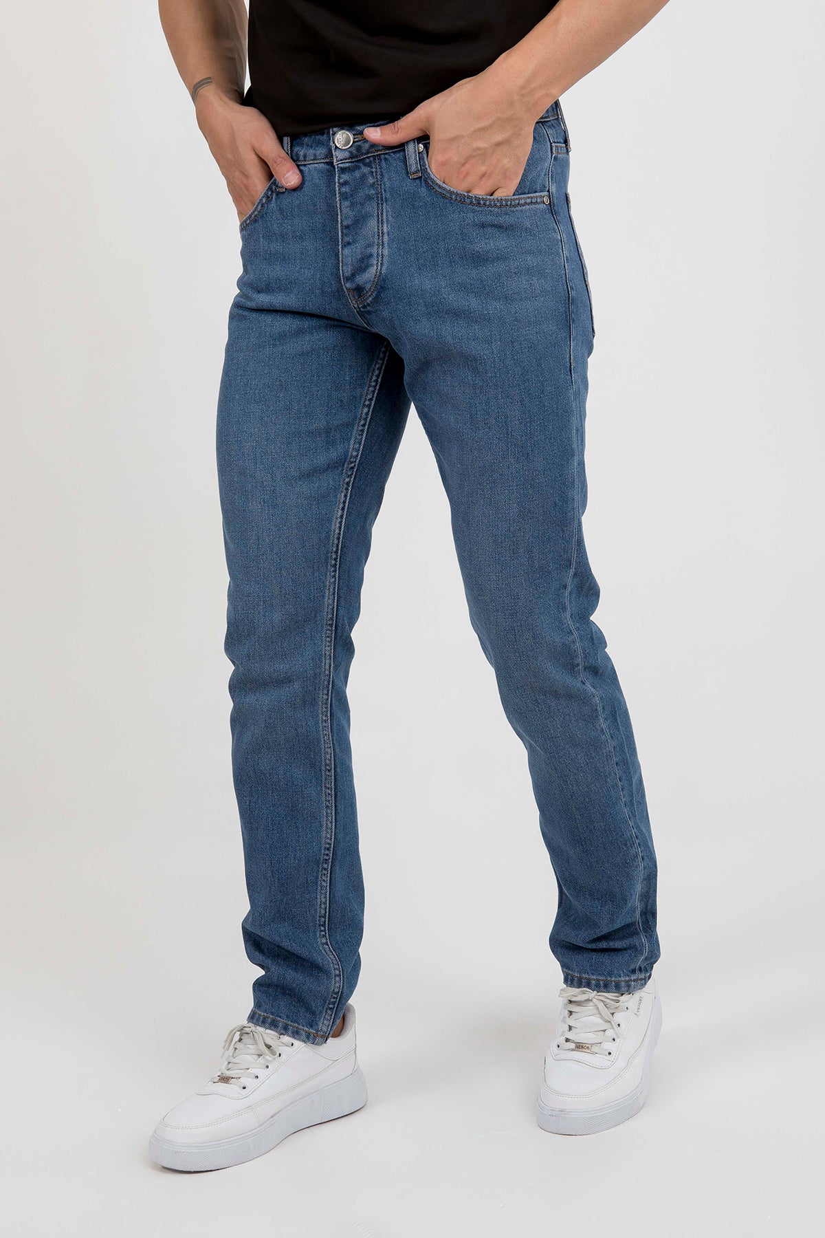 Erkek Regular Fit Mavi Kot Pantolon — Regional