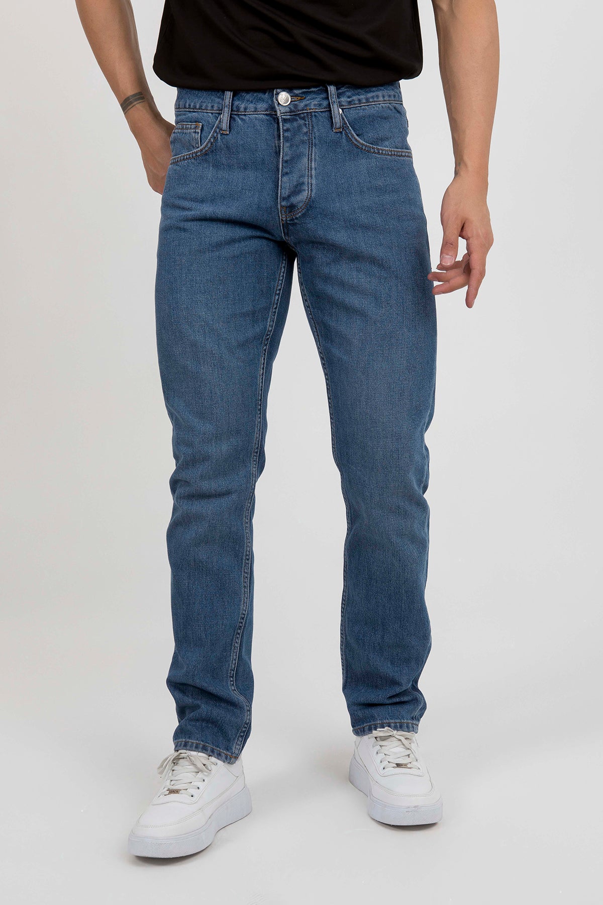 Erkek Regular Fit Mavi Kot Pantolon — Regional