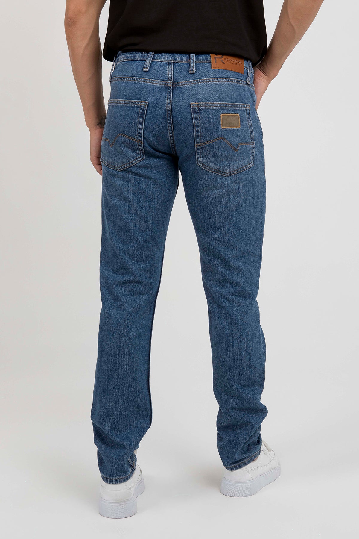 Erkek Regular Fit Mavi Kot Pantolon — Regional