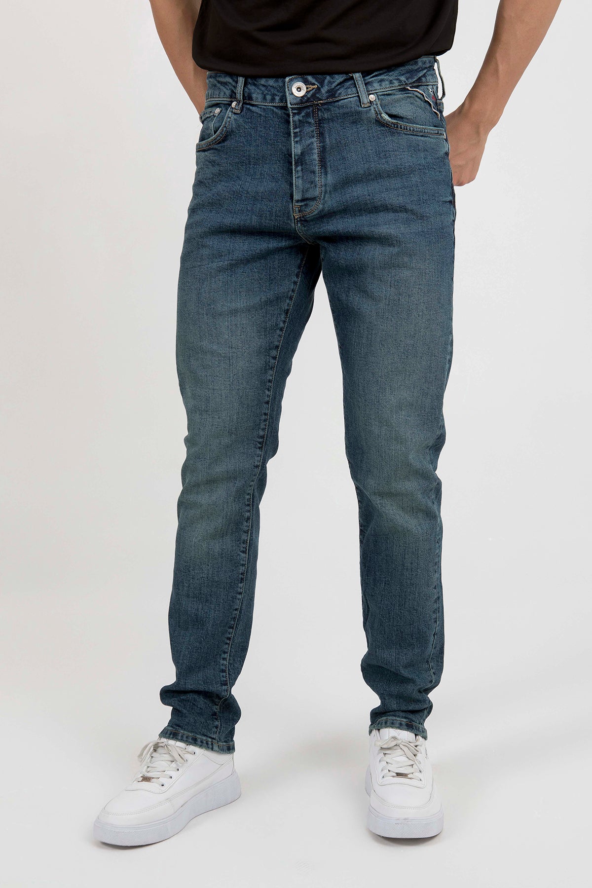 Regional Medium Slim Fit Yeşil Tint Yıkamalı — ürün görseli 8