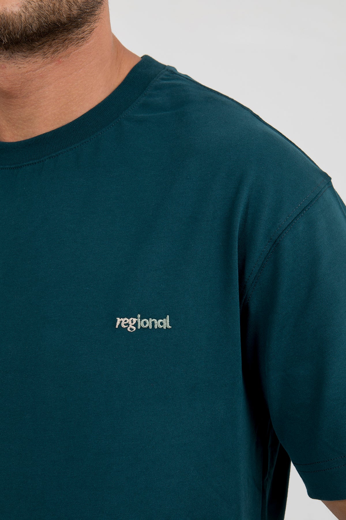 Regional Yumuşak Dokulu Çift Renk T-Shirt