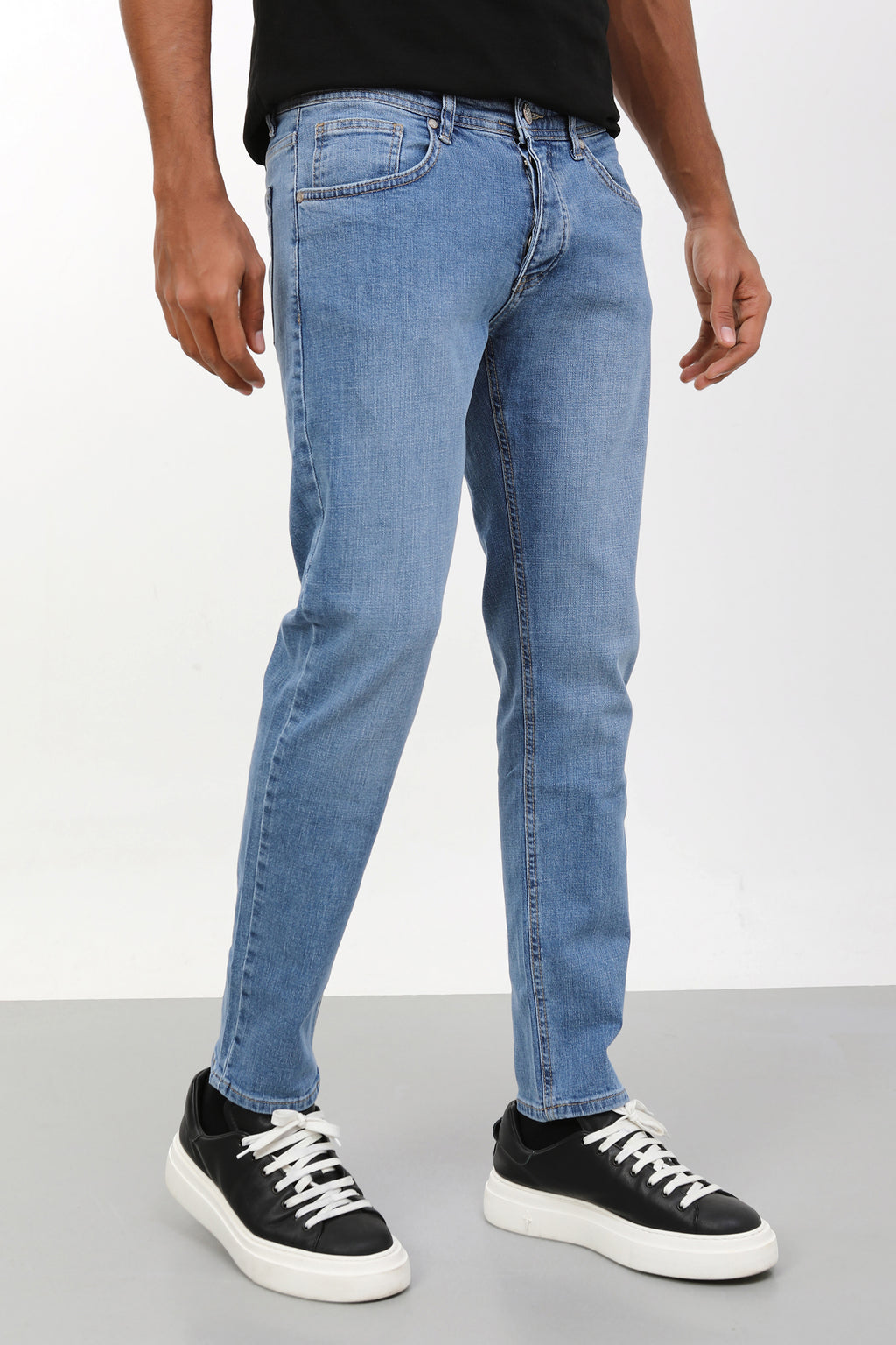 Woucher Slim Fit Açık Mavi Denim Jean Pantolon