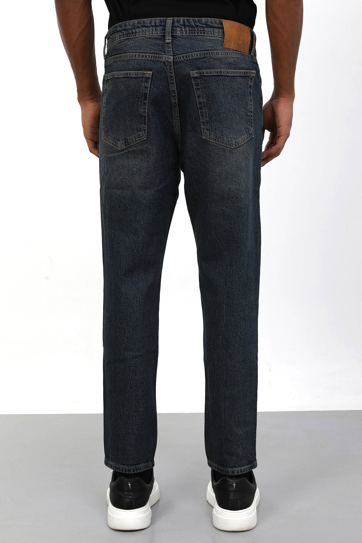 Woucher Slim Fit Füme Yıkamalı Jean Pantolon
