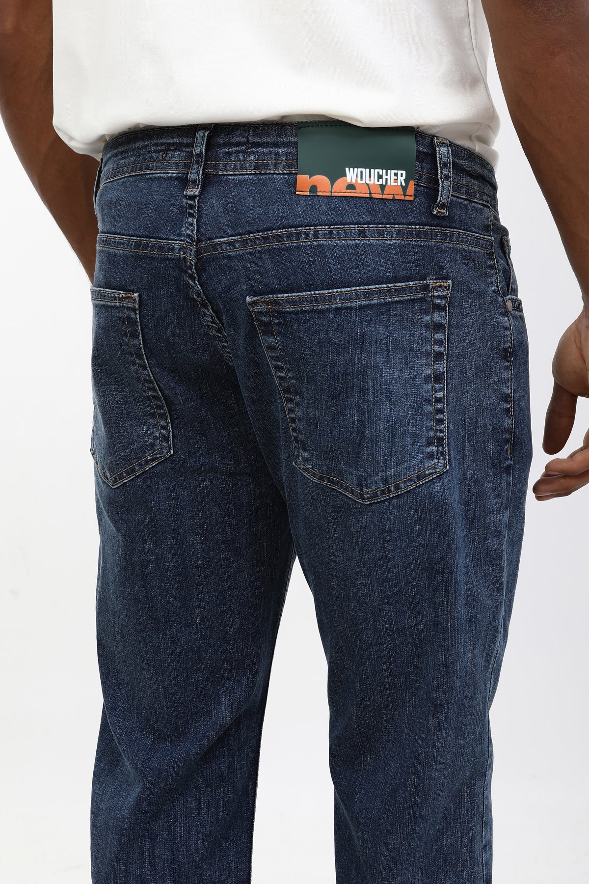 Woucher Slim Fit Erkek Jean Pantolon – Koyu Mavi