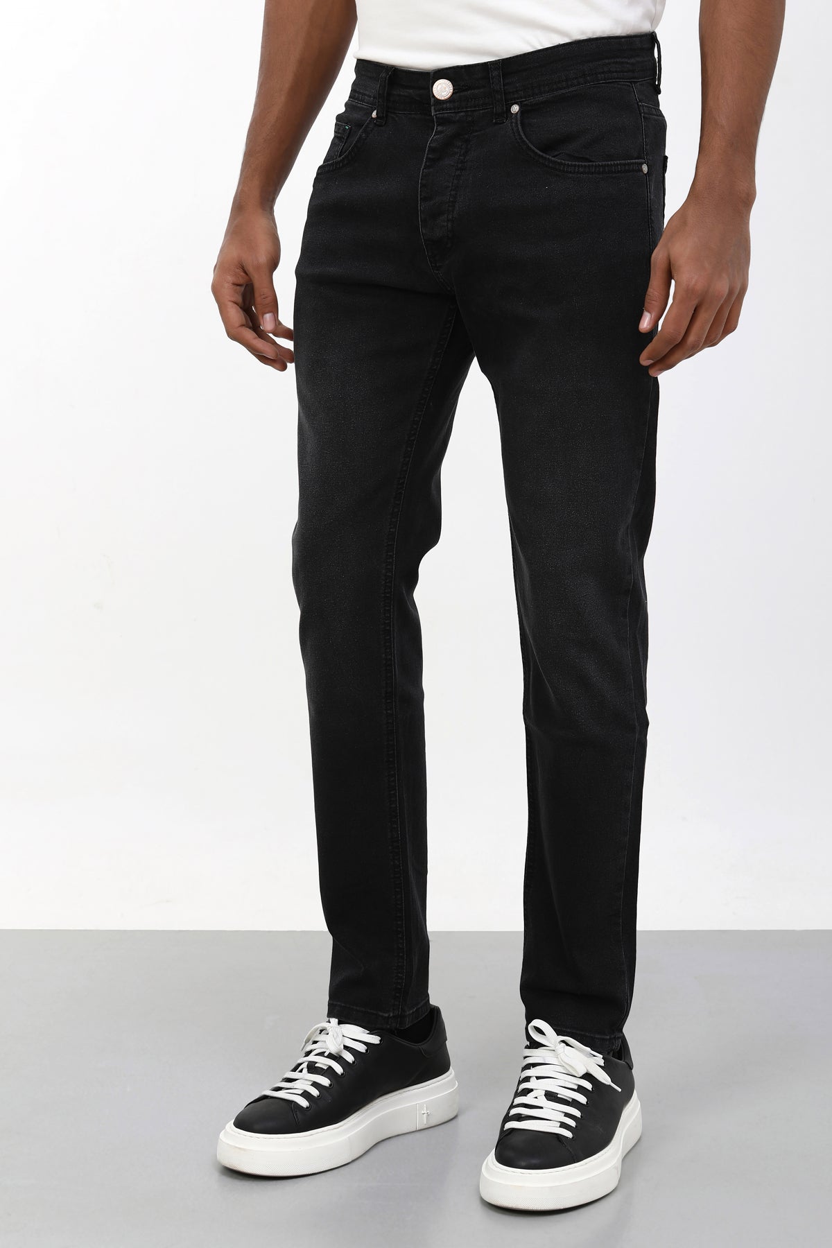 Woucher Slim Fit Erkek Jean Pantolon – Siyah