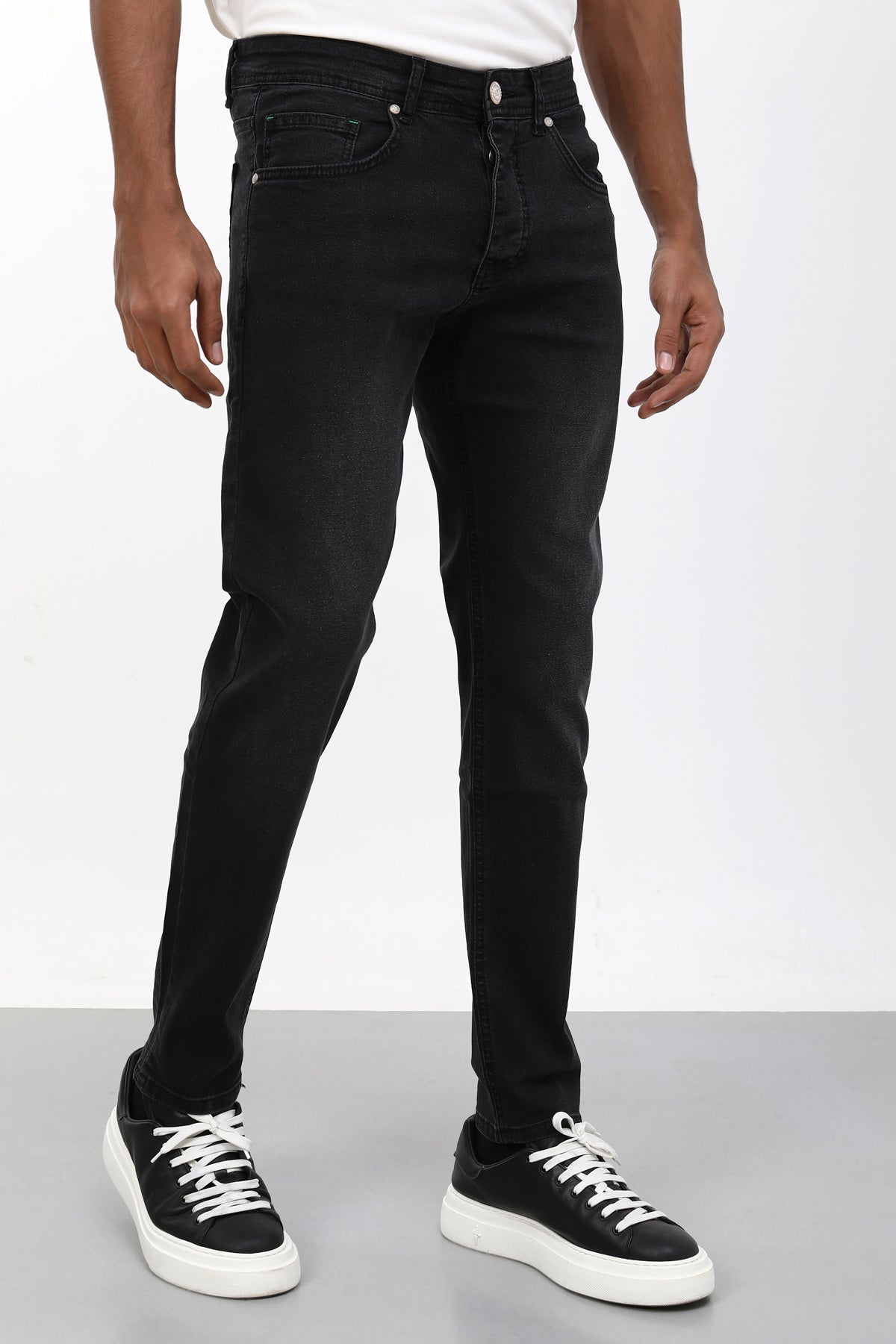Woucher Slim Fit Erkek Jean Pantolon – Siyah