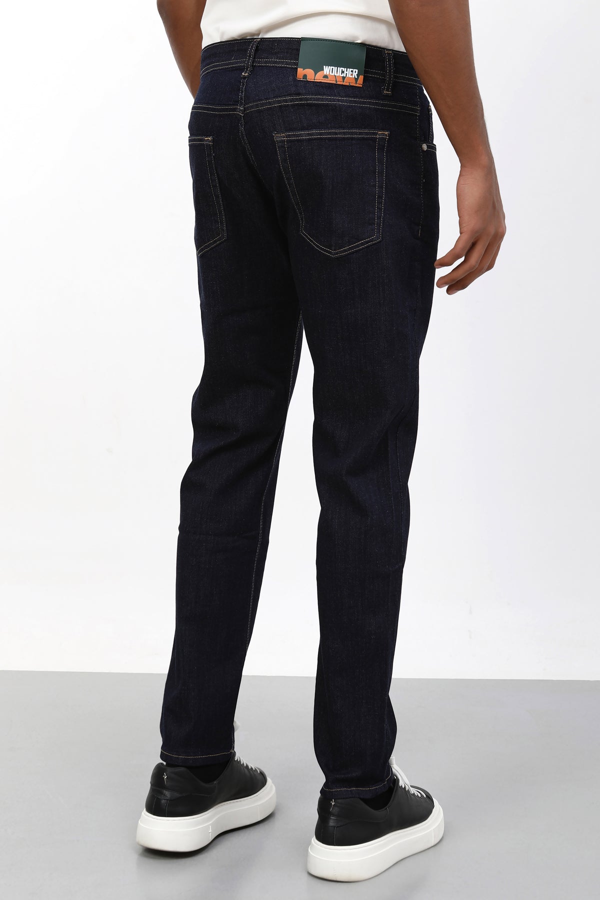 Woucher Slim Fit Erkek Jean Pantolon – Koyu Lacivert (İndigo)