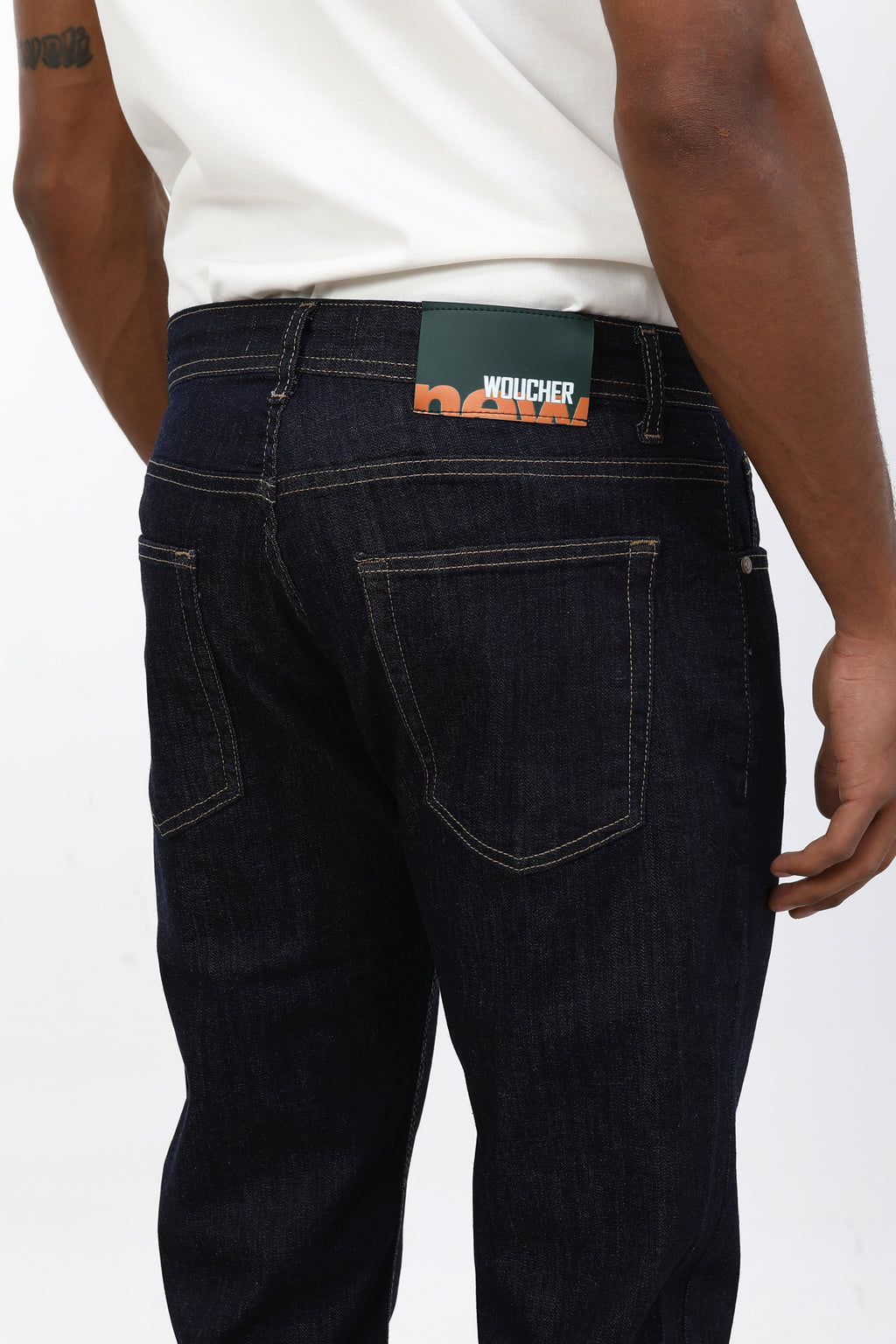 Woucher Slim Fit Erkek Jean Pantolon – Koyu Lacivert (İndigo)