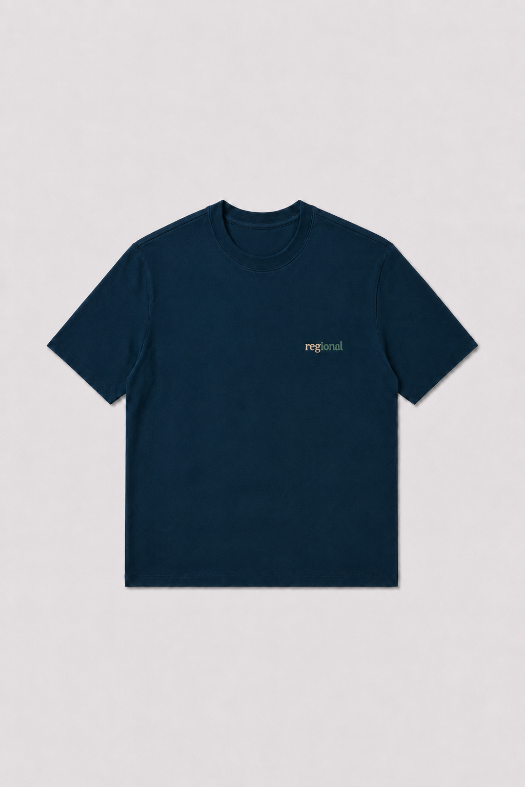 Regional Yumuşak Dokulu Çift Renk T-Shirt