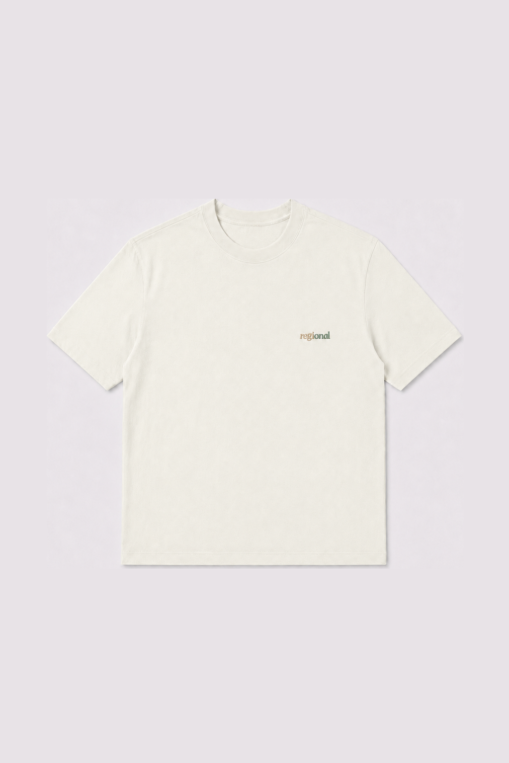 Regional Yumuşak Dokulu Çift Renk T-Shirt